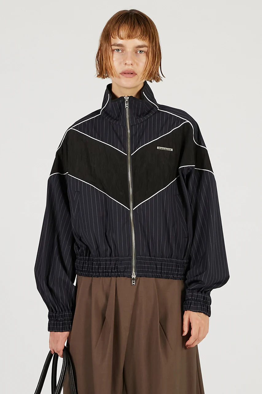 wool track blouson