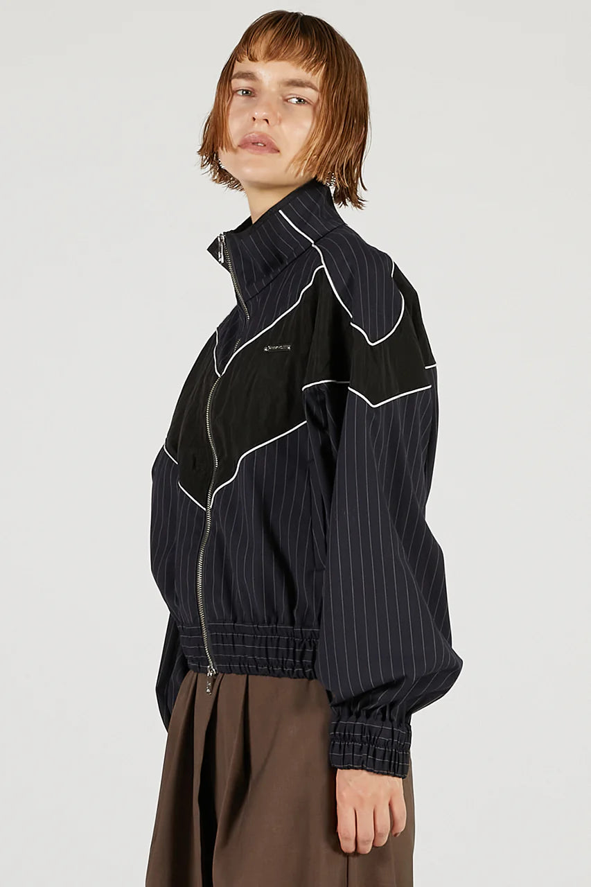 wool track blouson