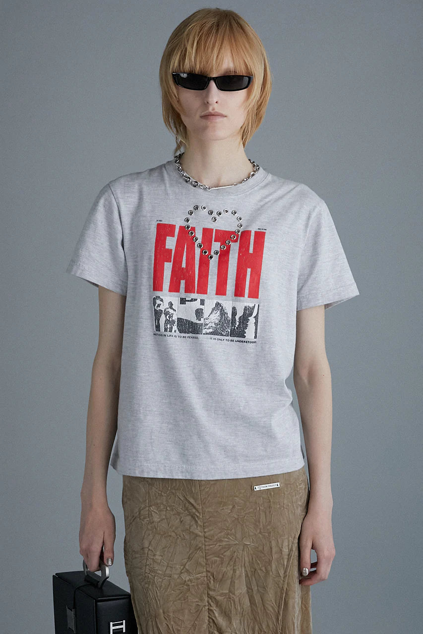 heart eyelet FAITH-TEE