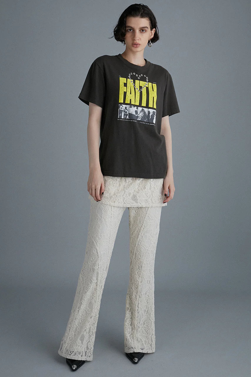 heart eyelet FAITH-TEE