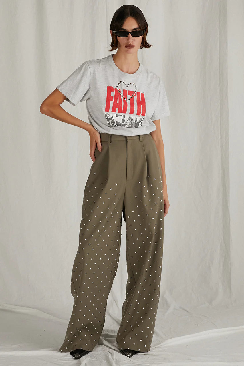 heart eyelet FAITH-TEE