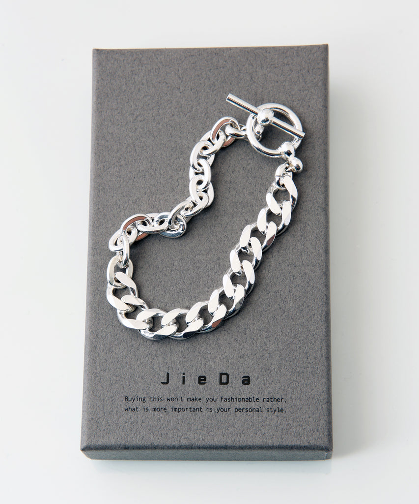 wide 925 silver switching bracelet