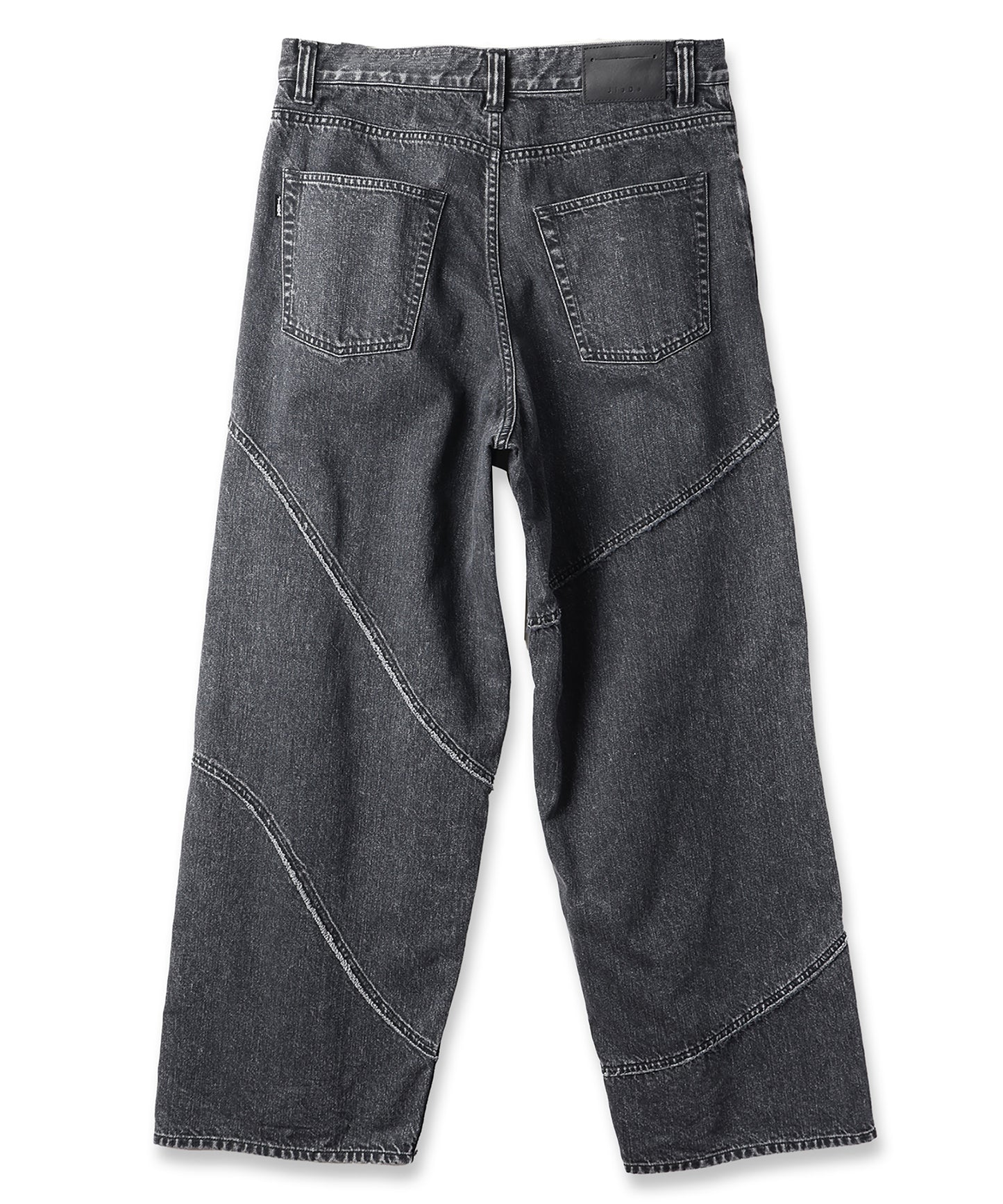 distorted denim pants