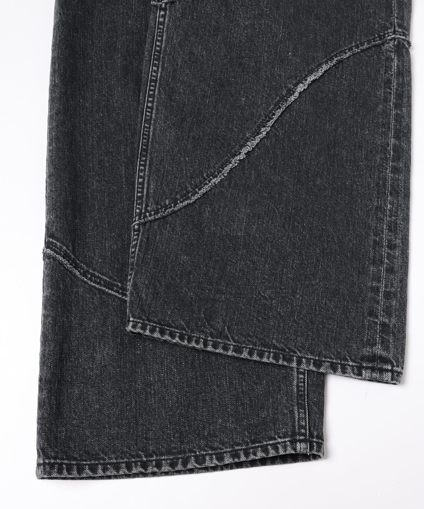distorted denim pants
