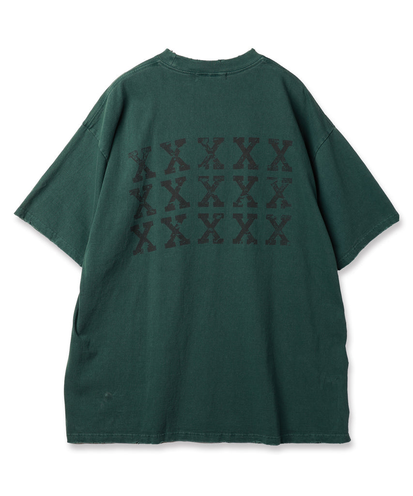 xxxxx damage pigment boxy tee