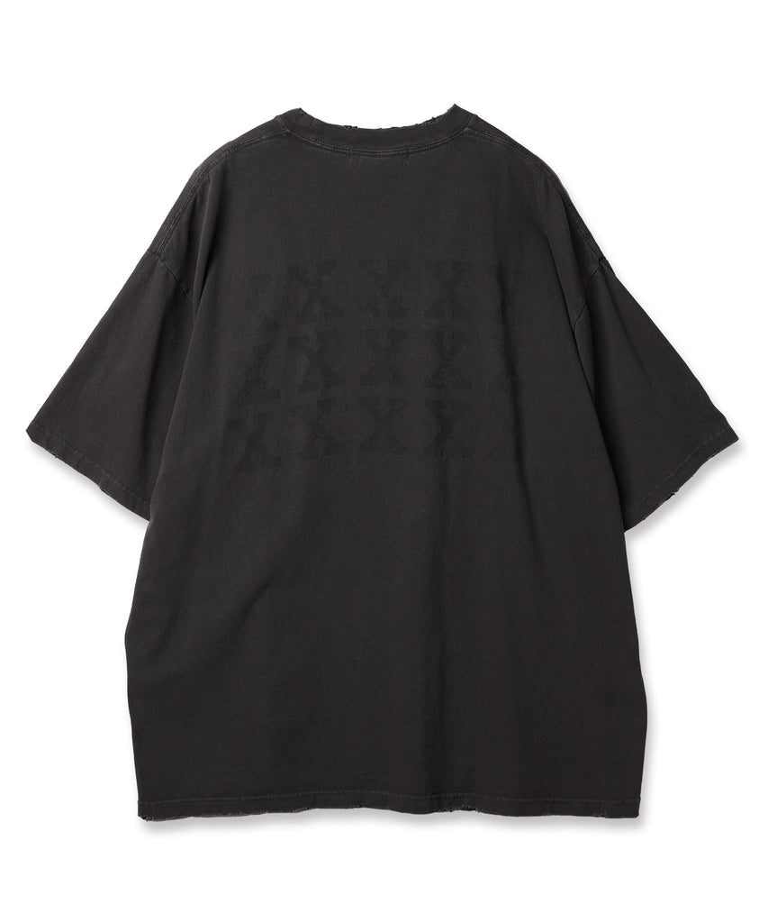 xxxxx damage pigment boxy tee