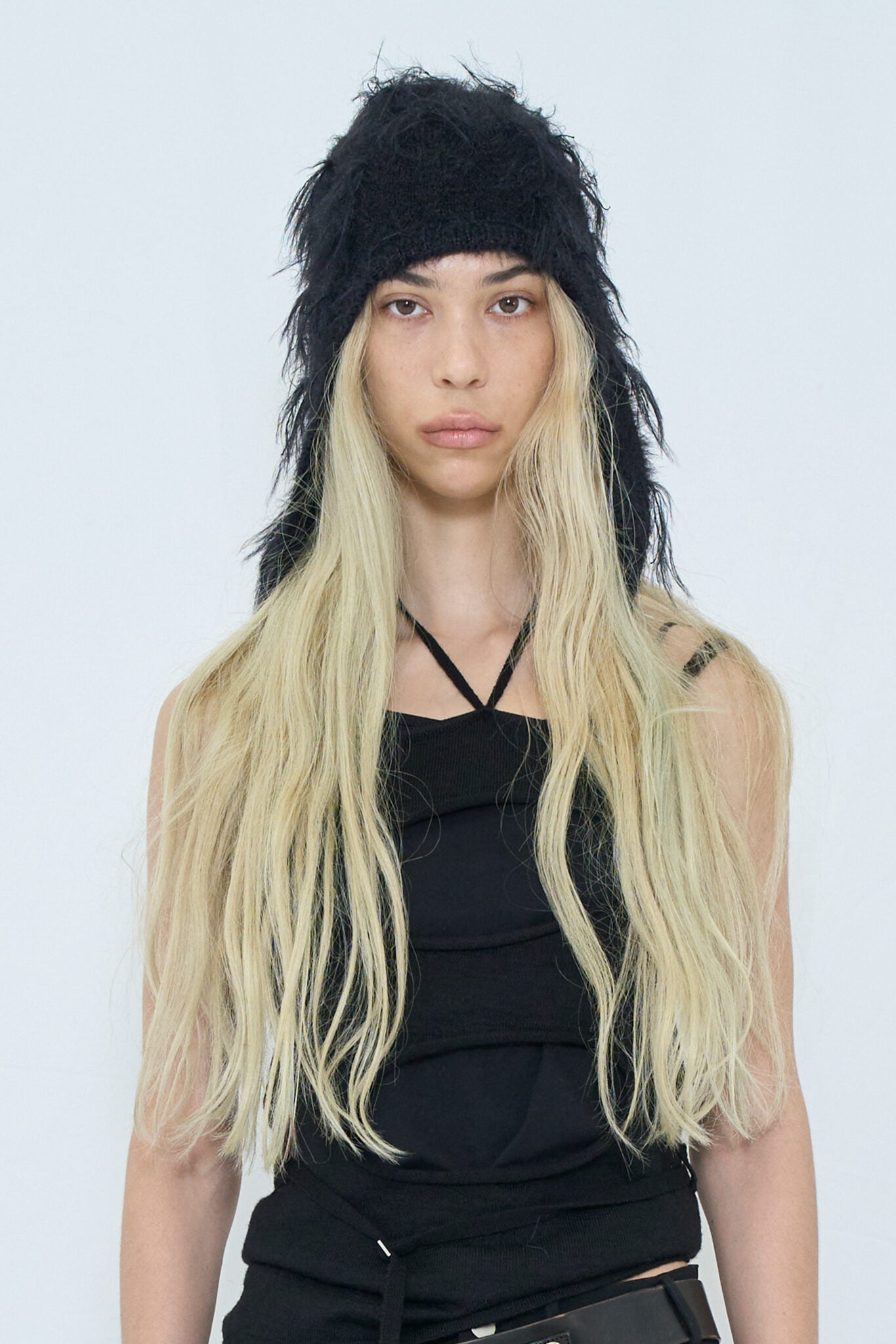 fluffy beanie