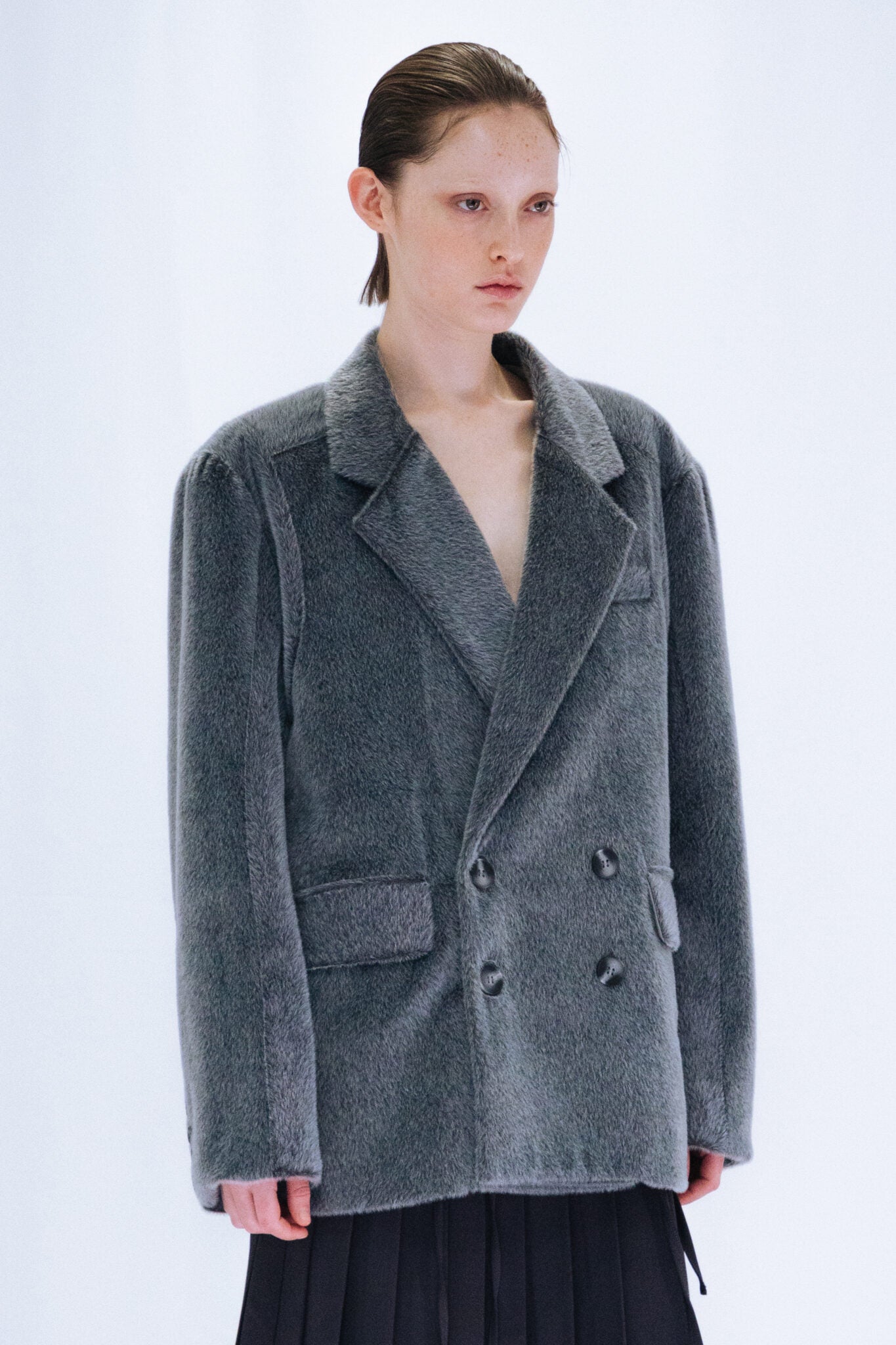 fur double jacket
