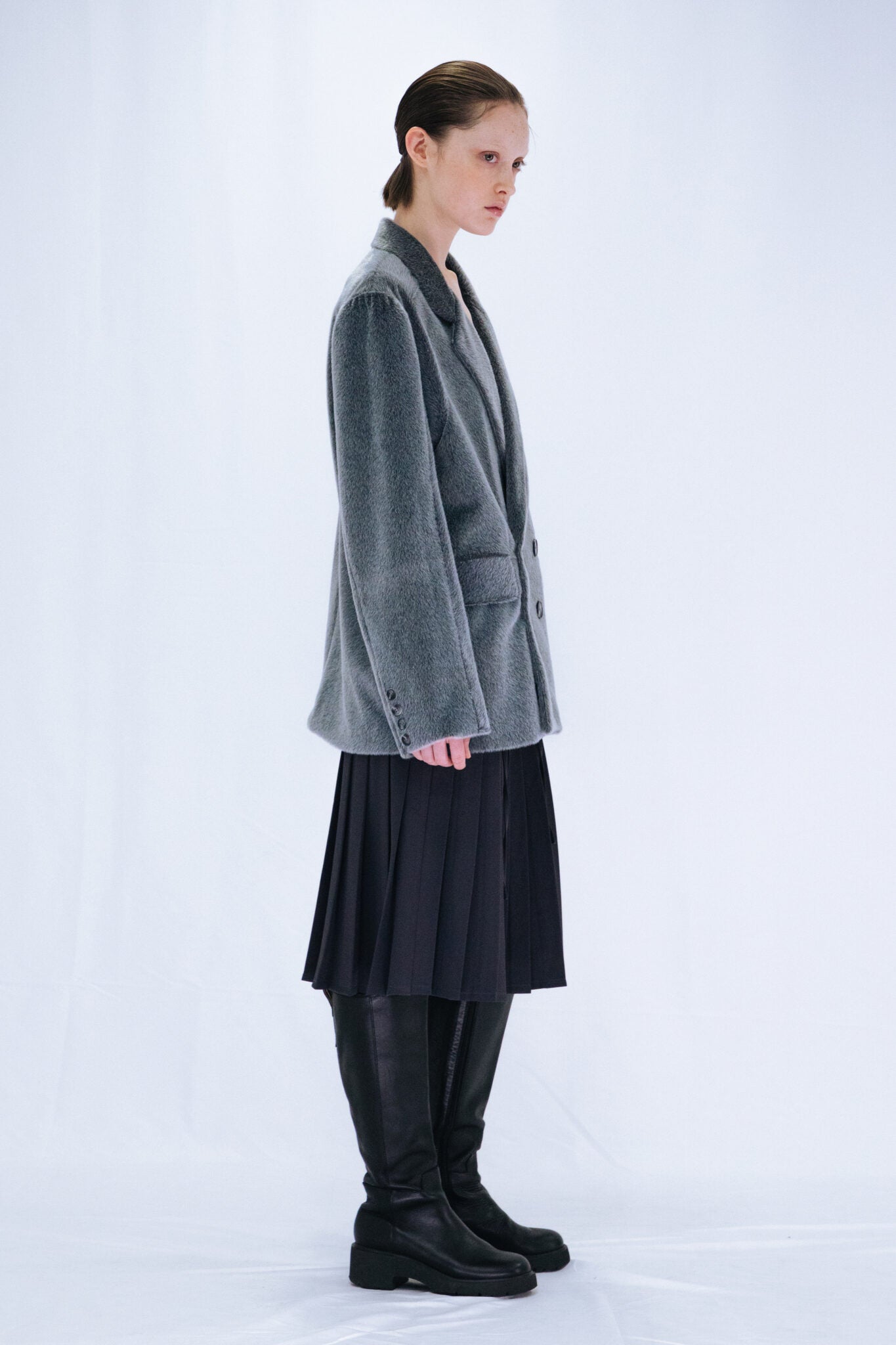 fur double jacket