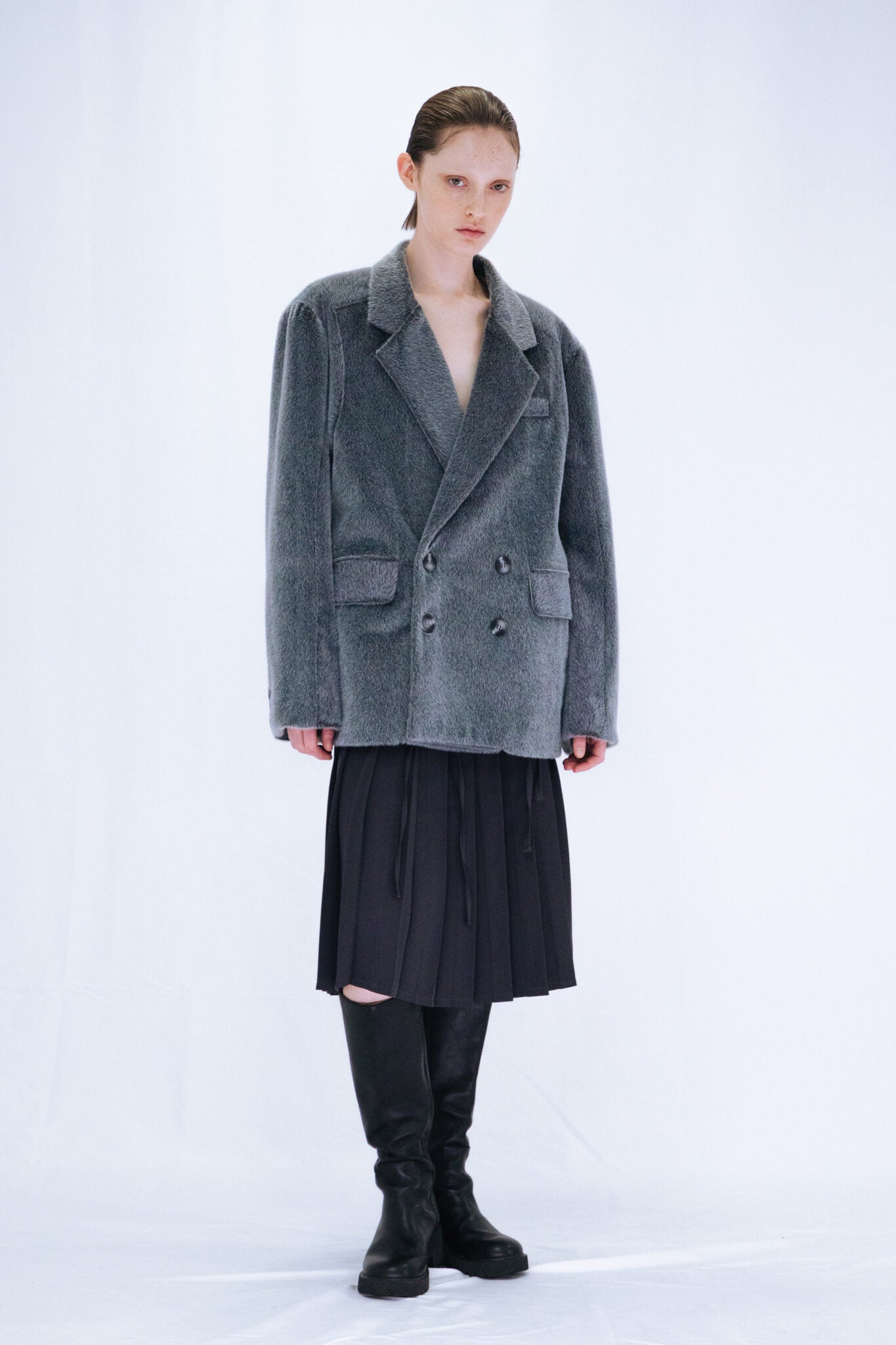 fur double jacket