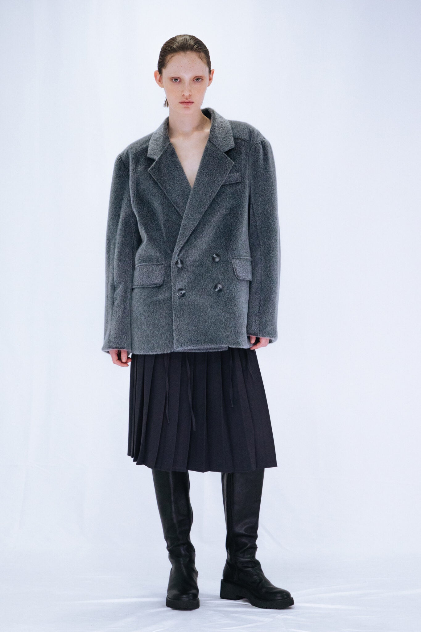 fur double jacket