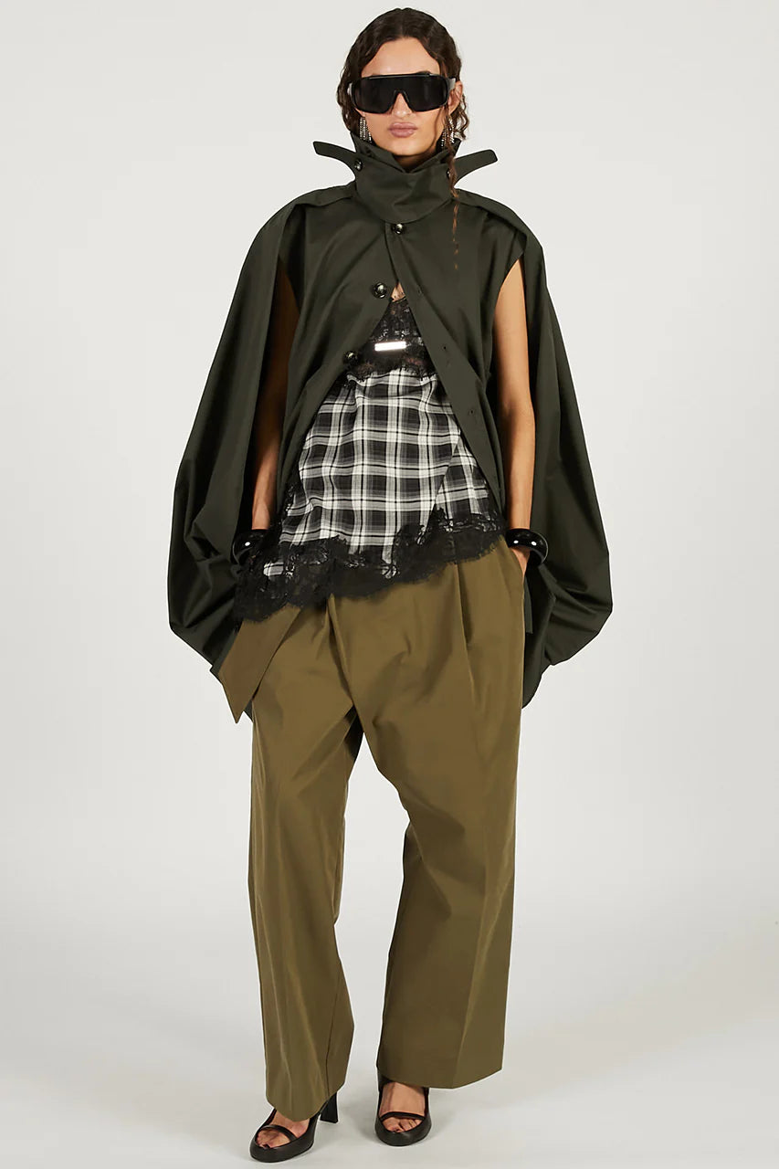 asymmetrical lace camisole