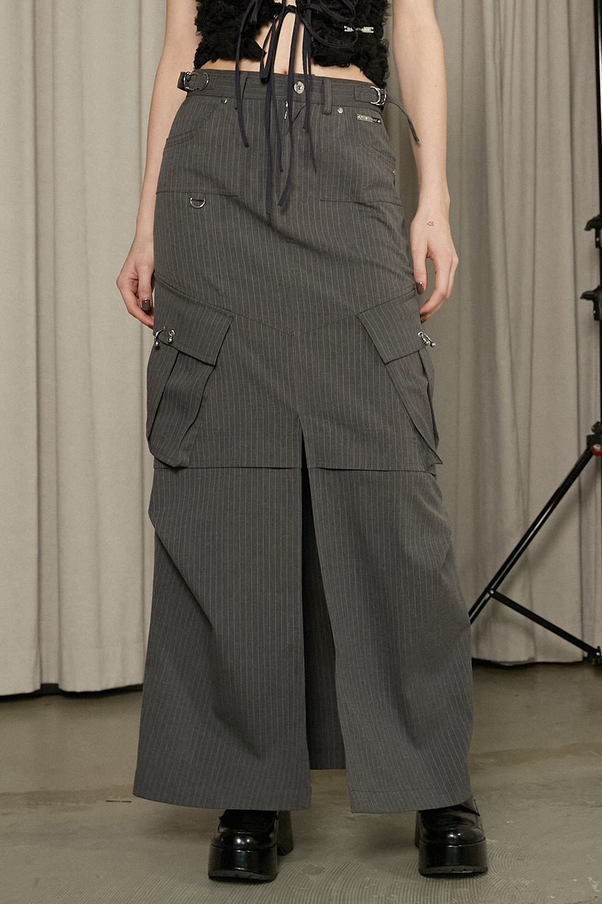 cargo pocket maxi skirt