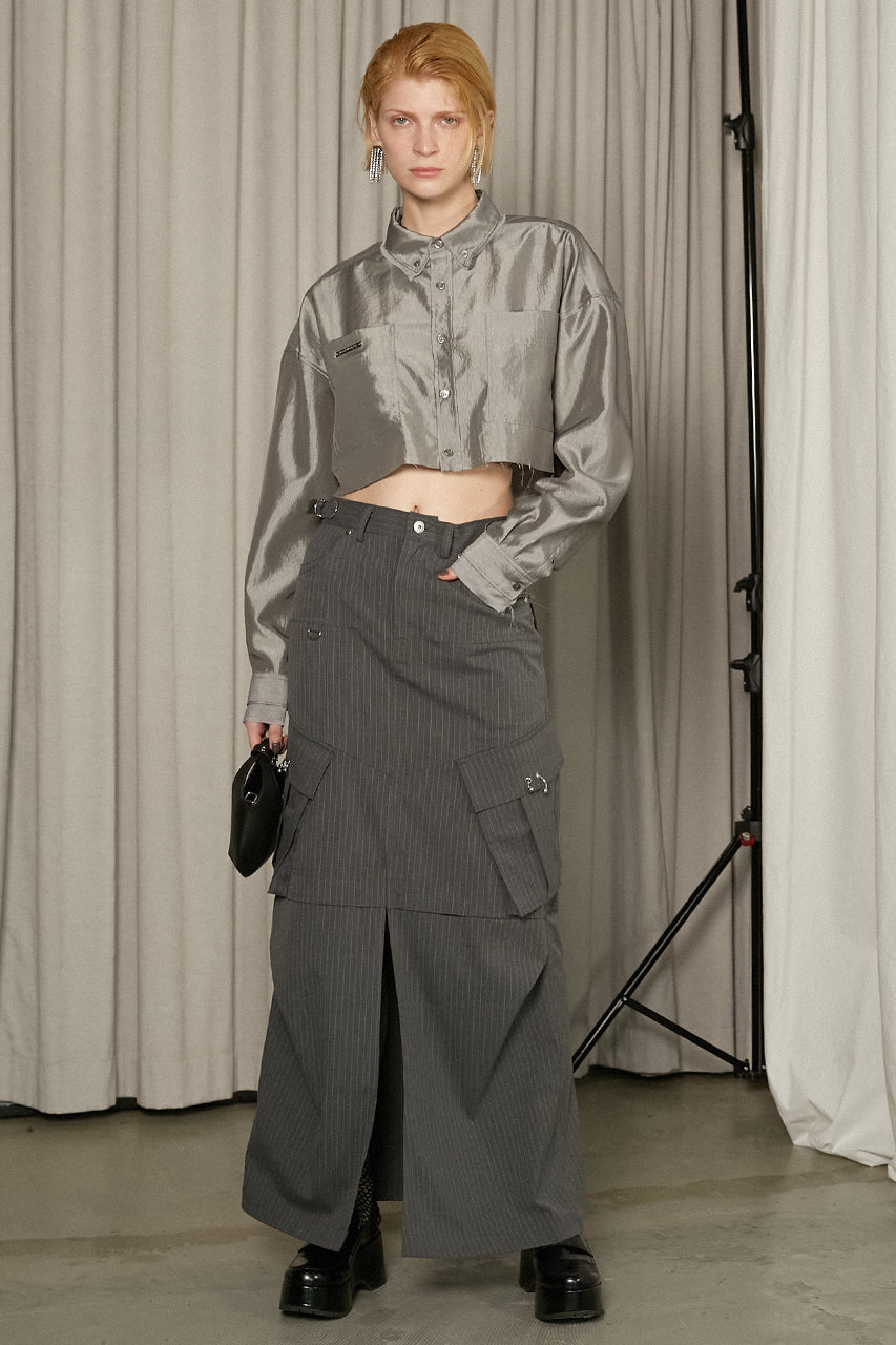 cargo pocket maxi skirt