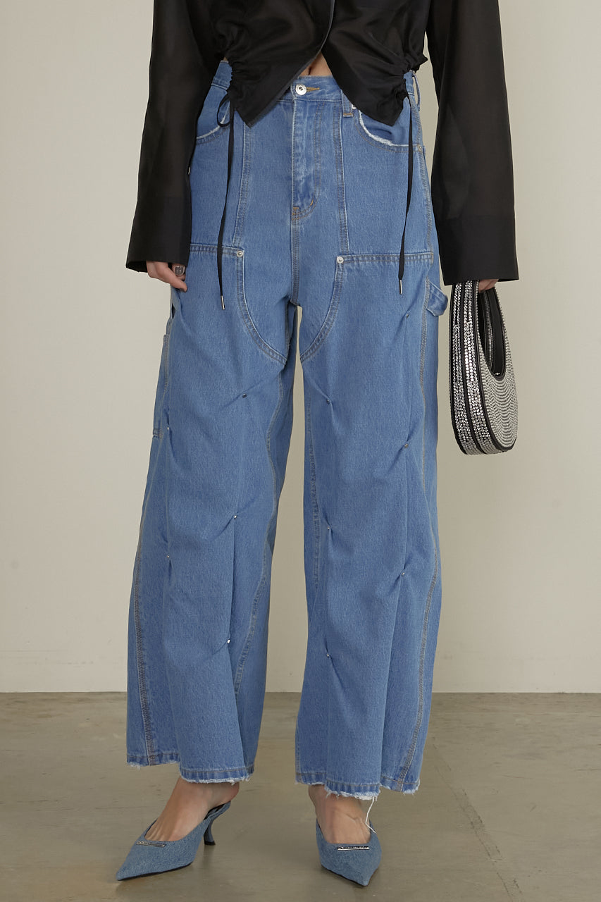 pintuck short shirt