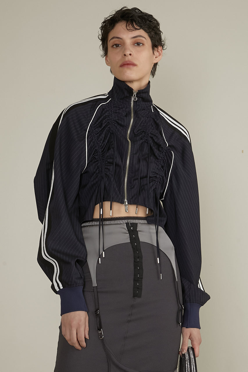 shirring track blouson