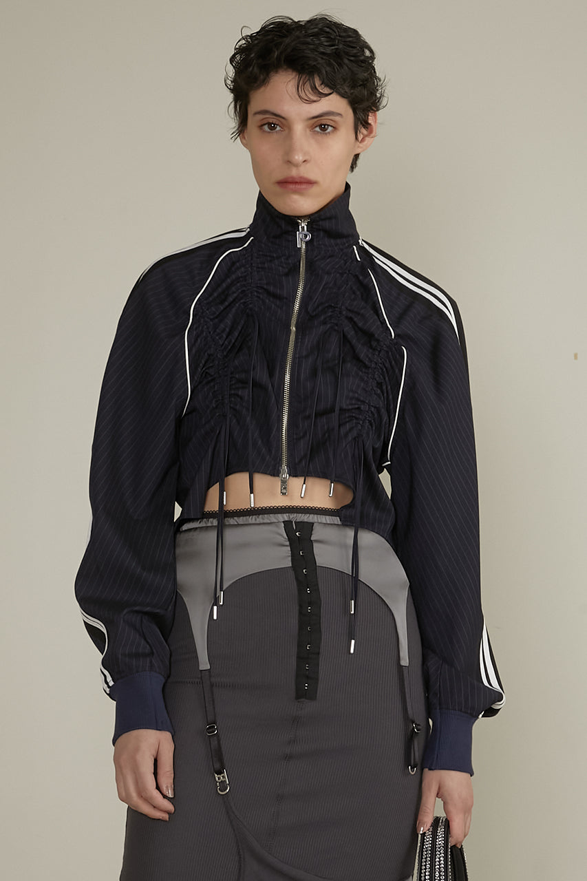 shirring track blouson
