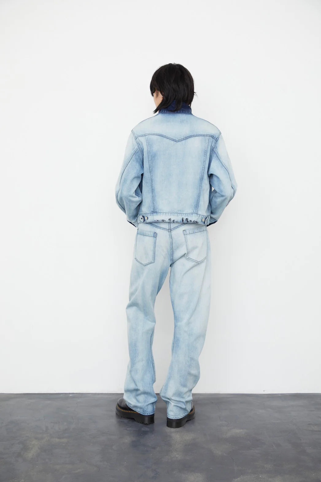 bleached trucker jacket