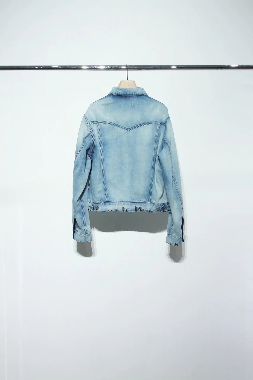 bleached trucker jacket