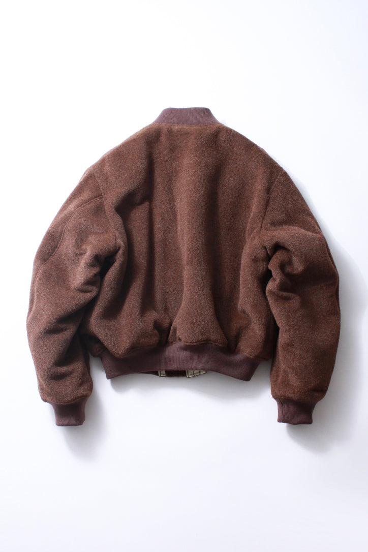 layered bomber jacket
