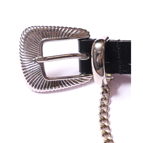 western leather braided belt