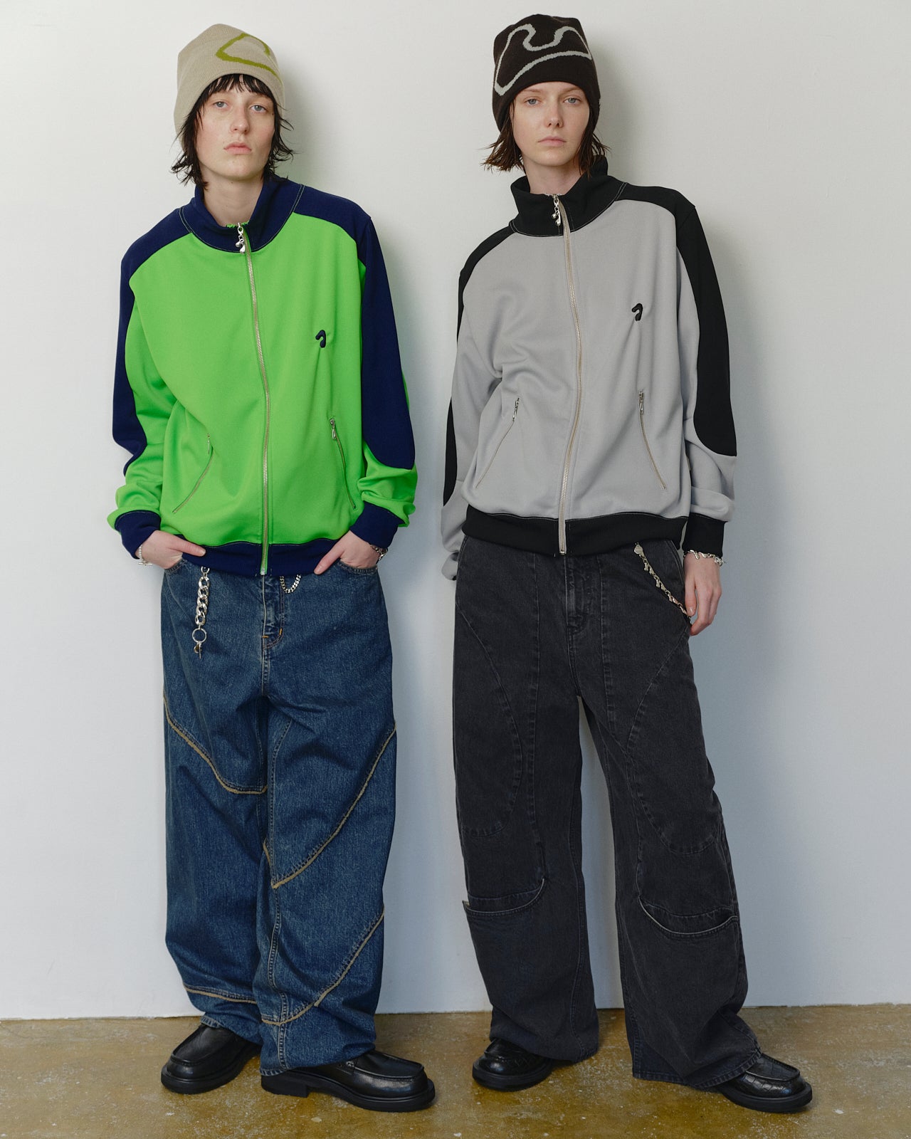 distorted denim pants