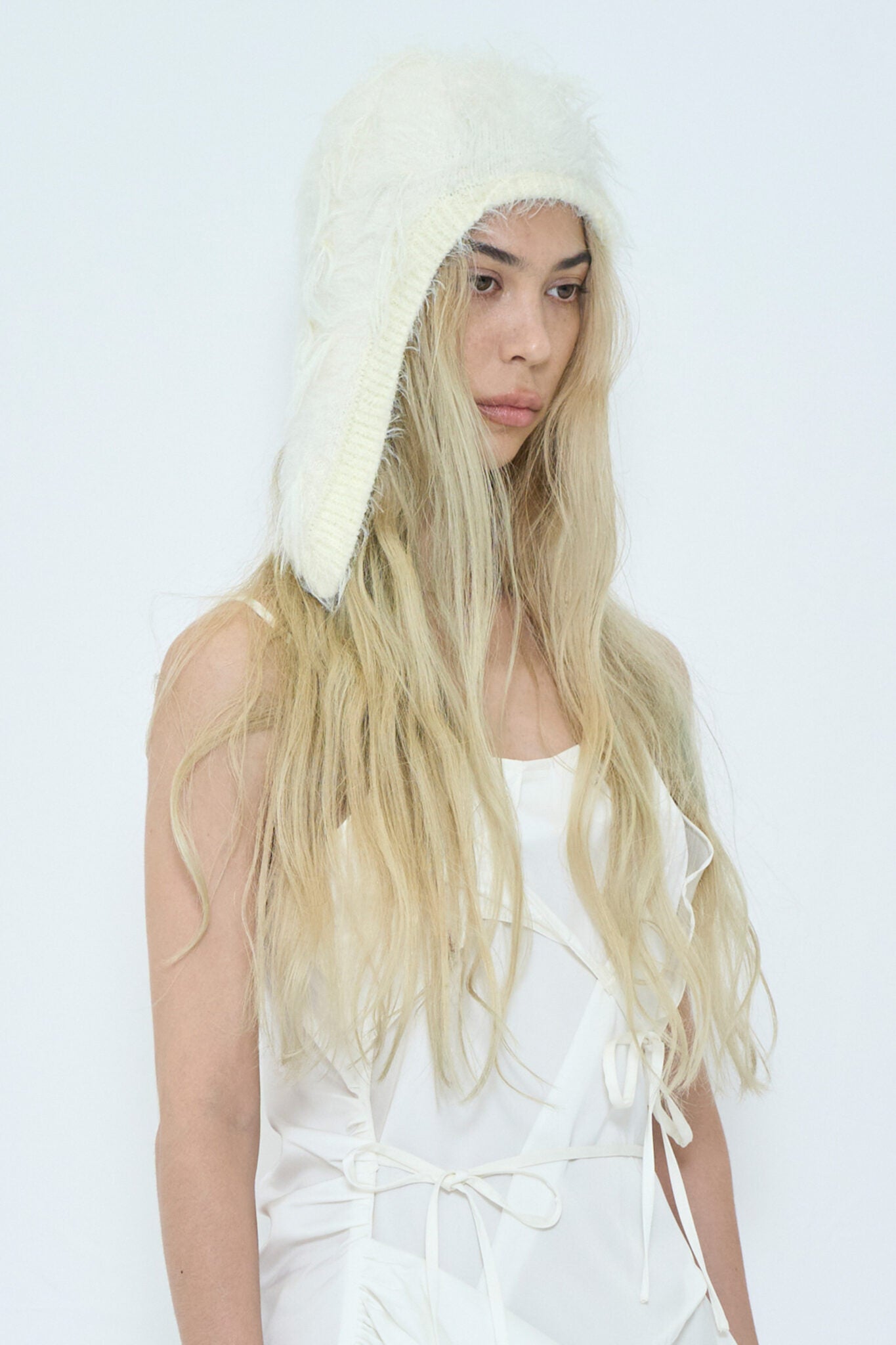fluffy beanie