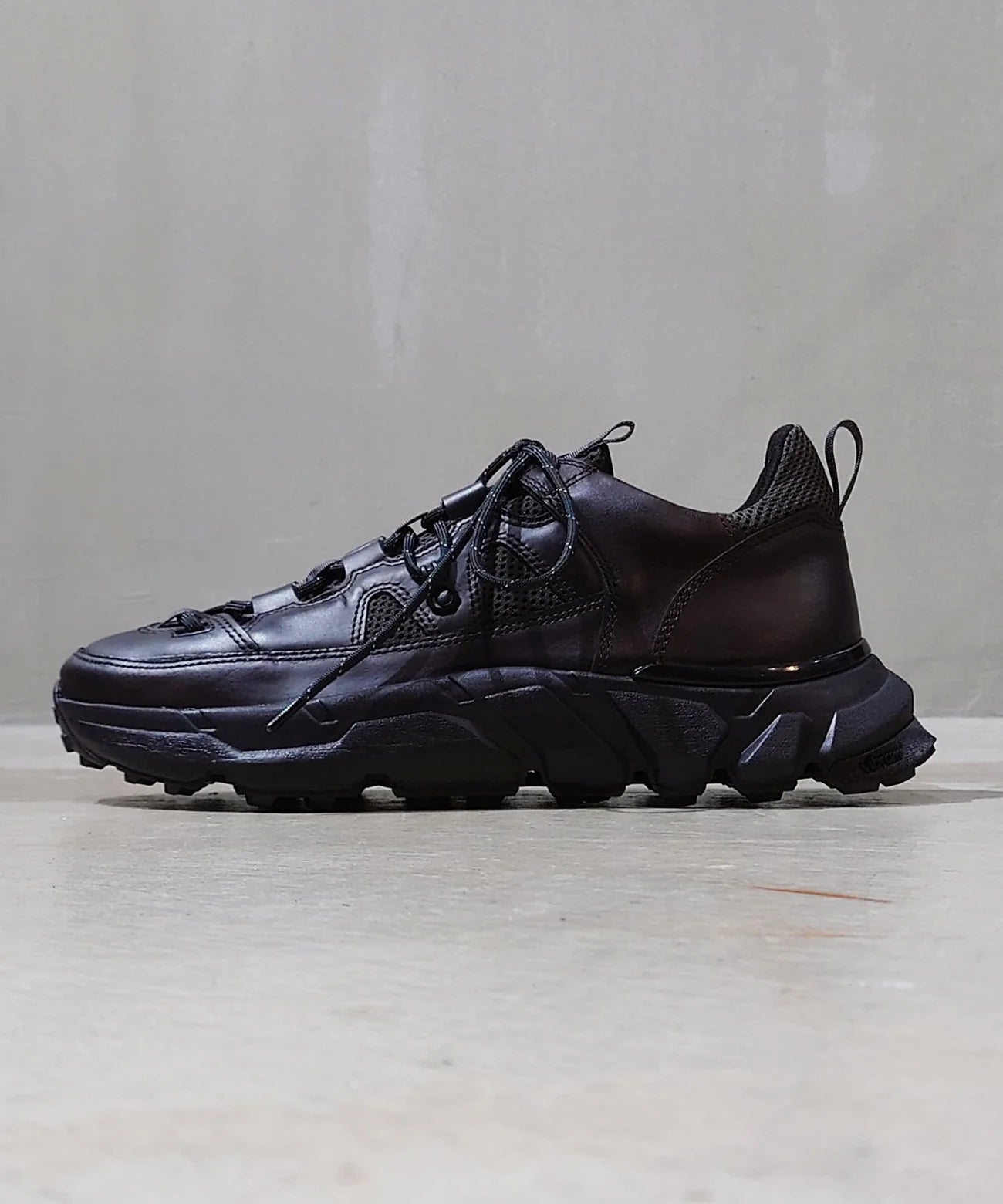 【special shoes factory collaboration】vibram sole lace-up sneaker made in tokyo