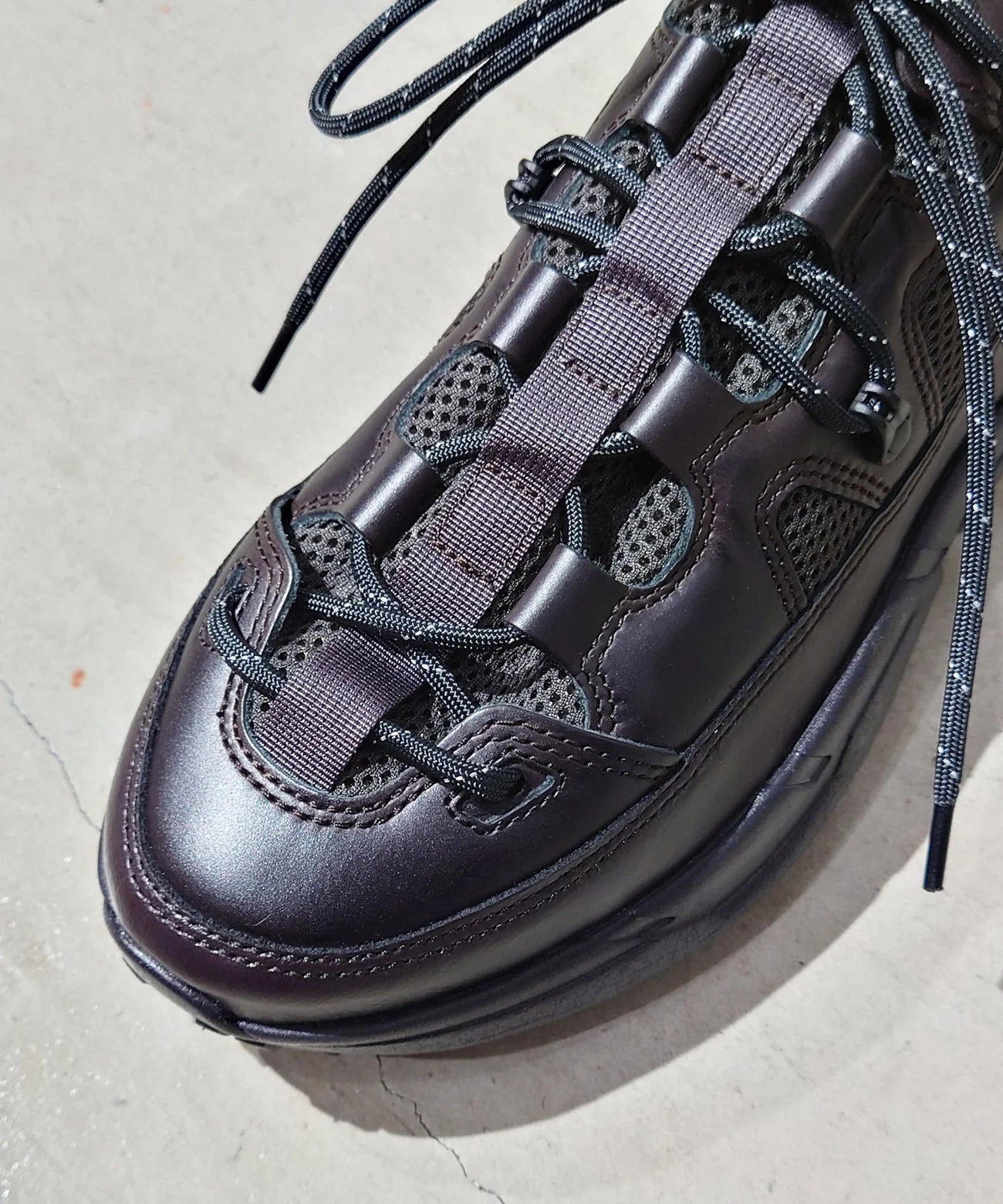 【special shoes factory collaboration】vibram sole lace-up sneaker made in tokyo