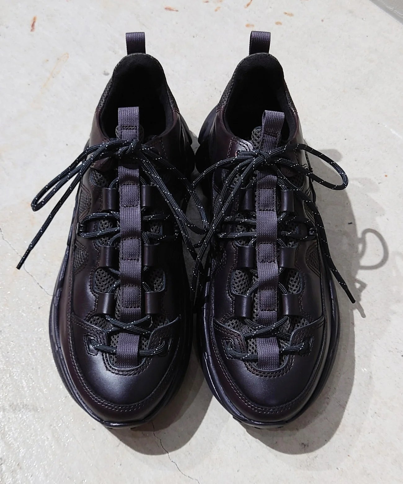 【special shoes factory collaboration】vibram sole lace-up sneaker made in tokyo