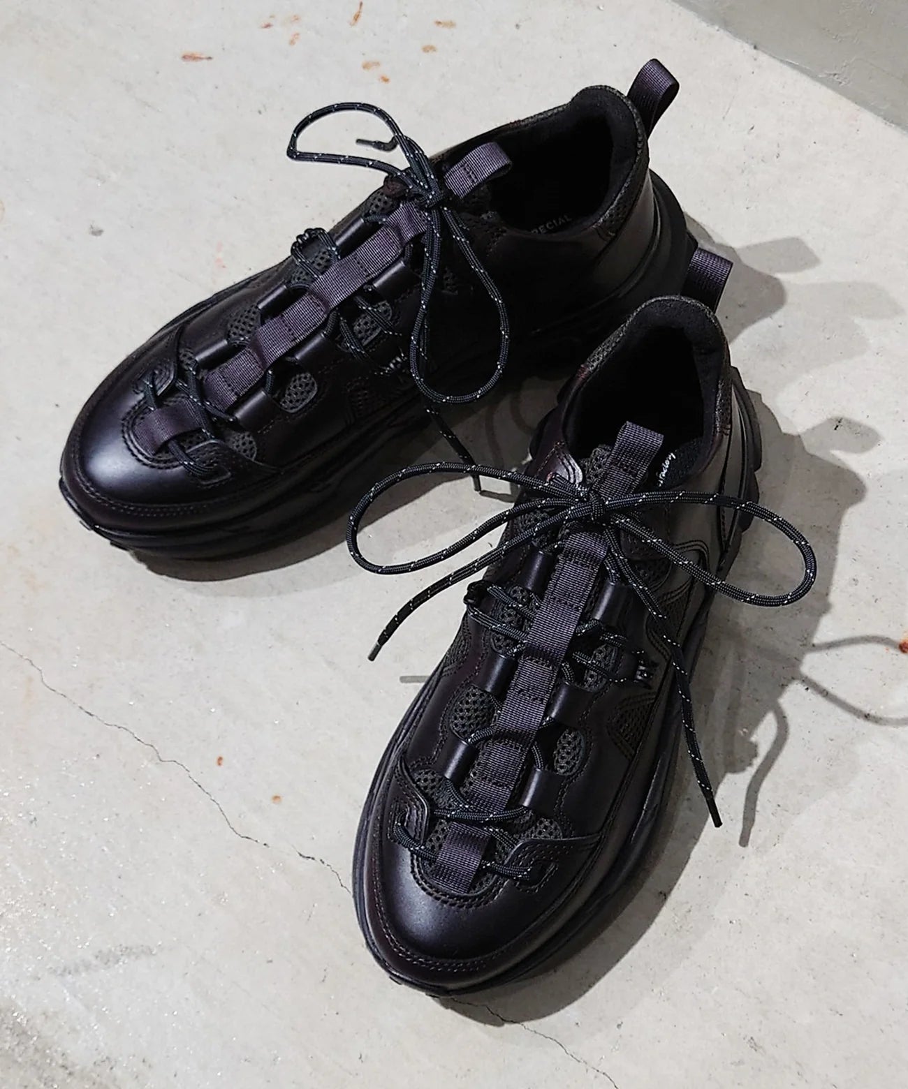 【special shoes factory collaboration】vibram sole lace-up sneaker made in tokyo