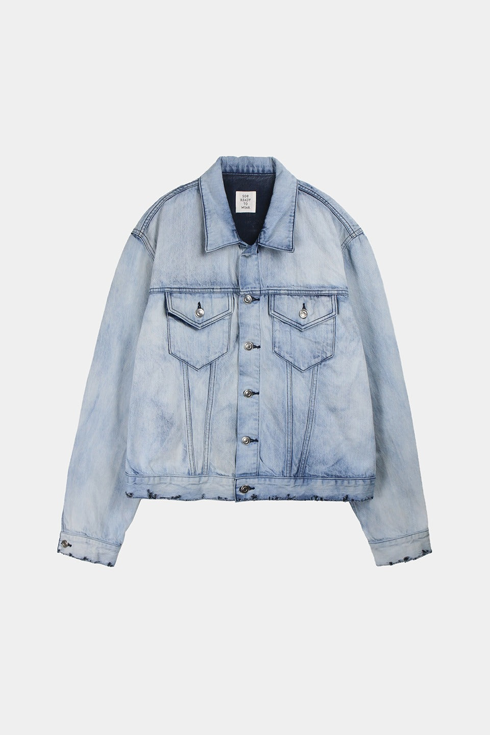 bleached trucker jacket