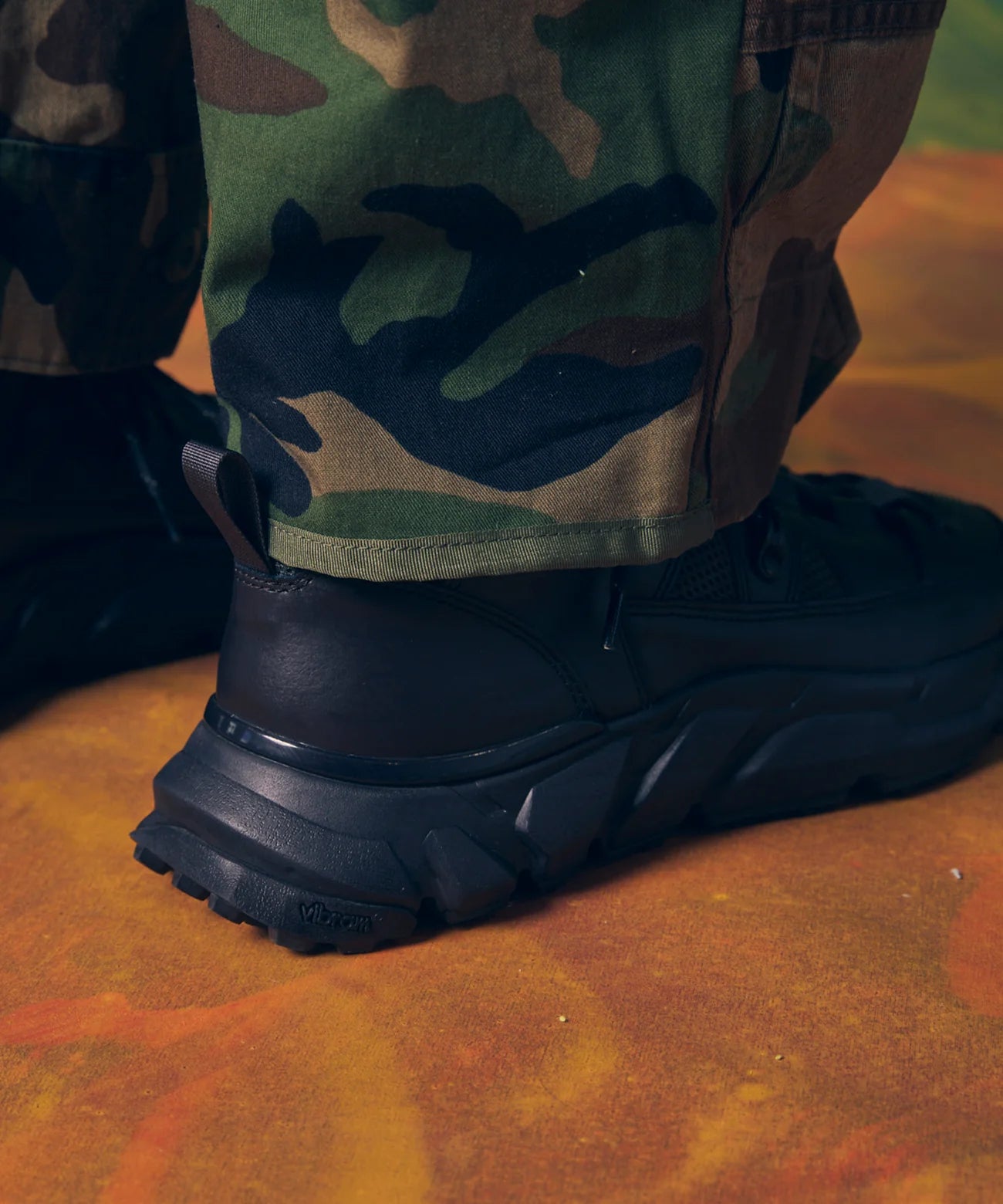 【special shoes factory collaboration】vibram sole lace-up sneaker made in tokyo
