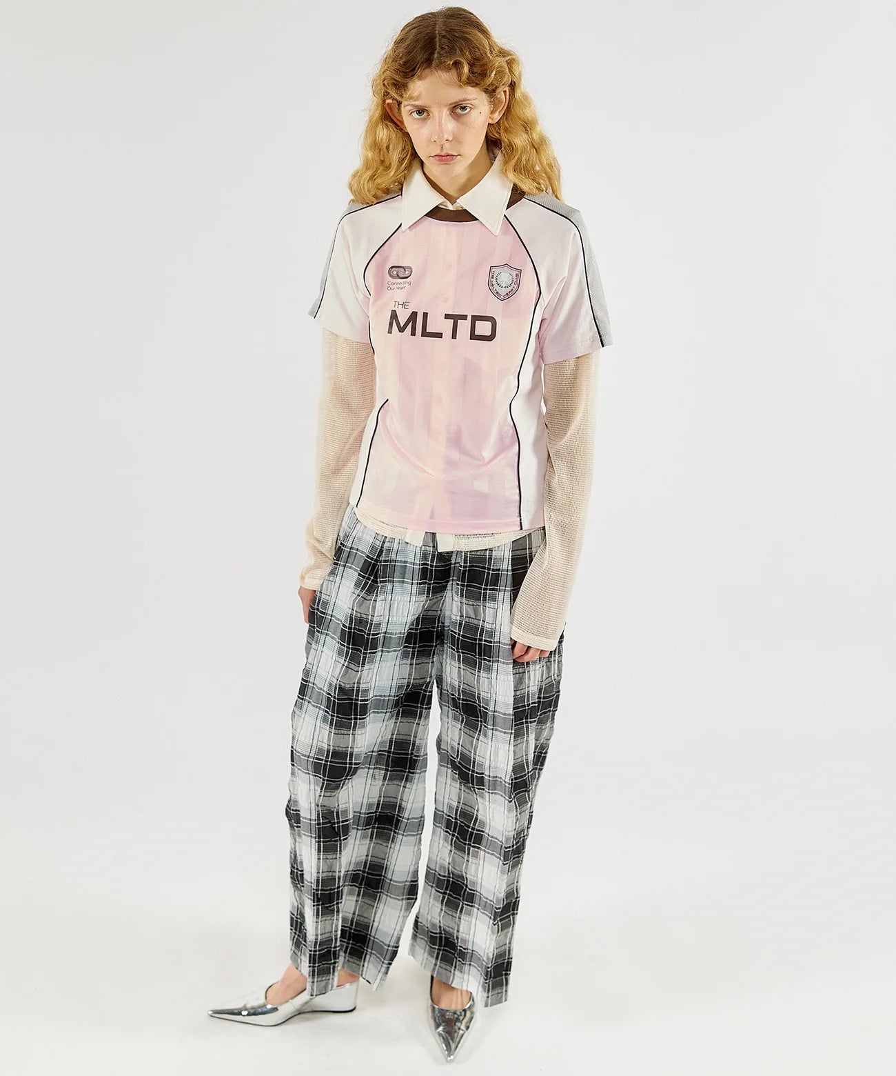 slub mesh shirt