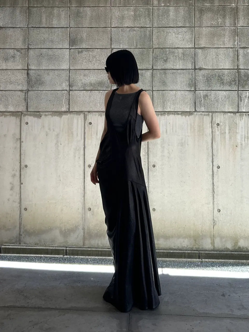 drape tank dress