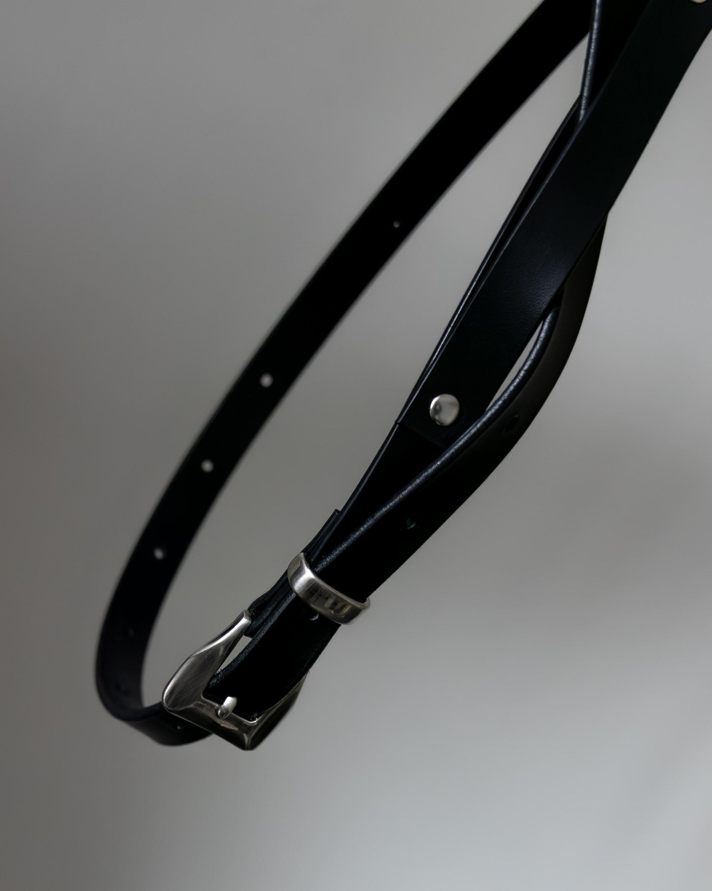 polish leather belt