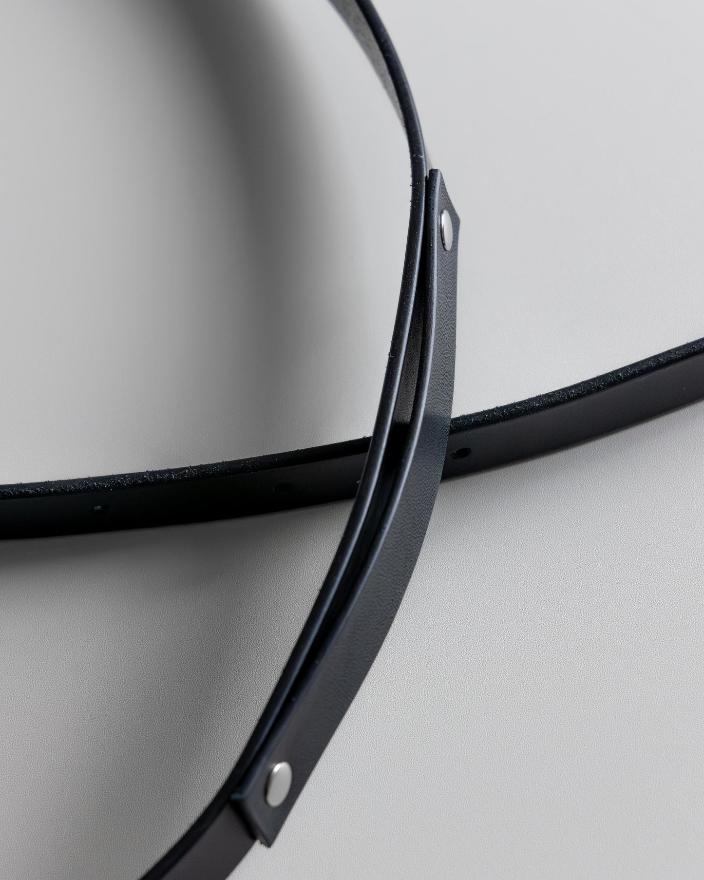 polish leather belt