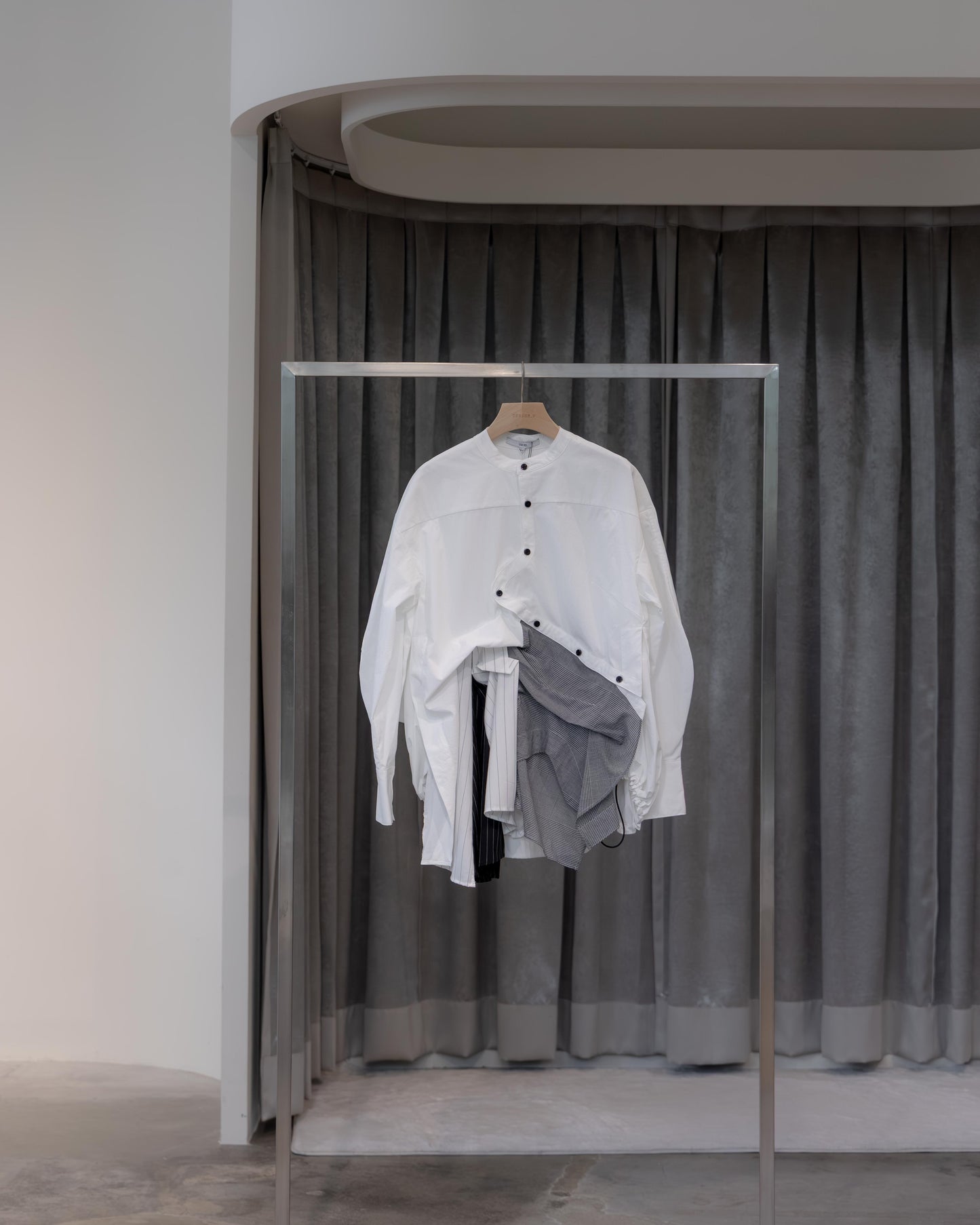 pattern mix shirt