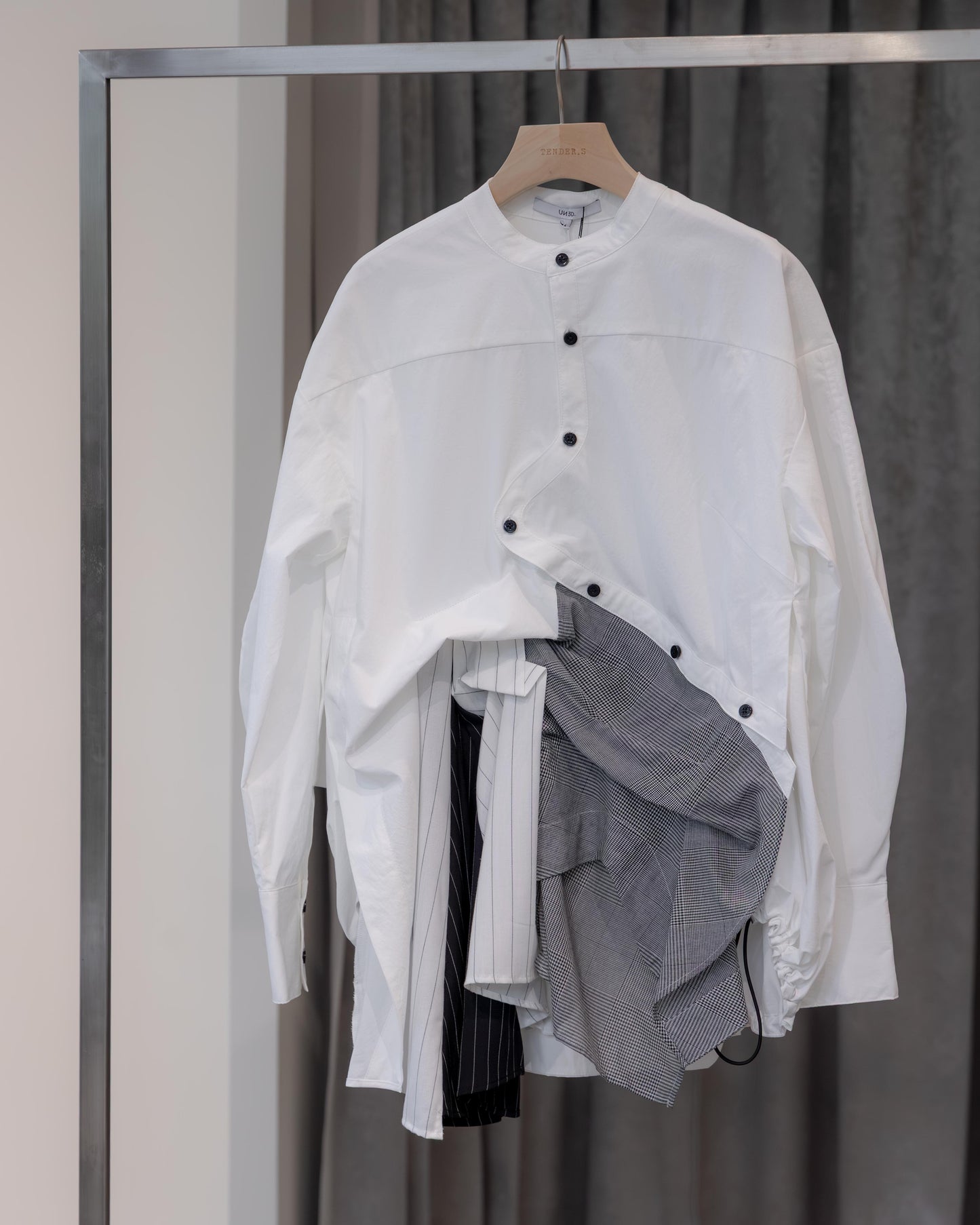 pattern mix shirt