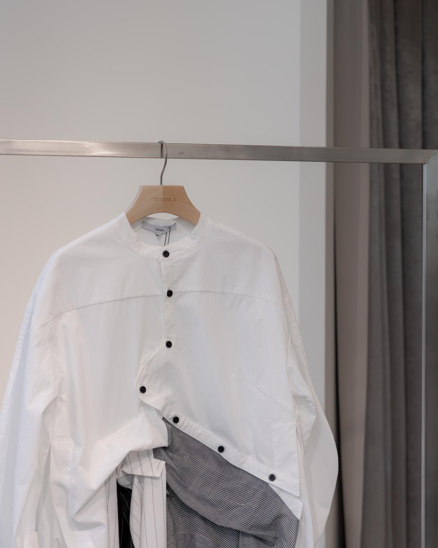 pattern mix shirt