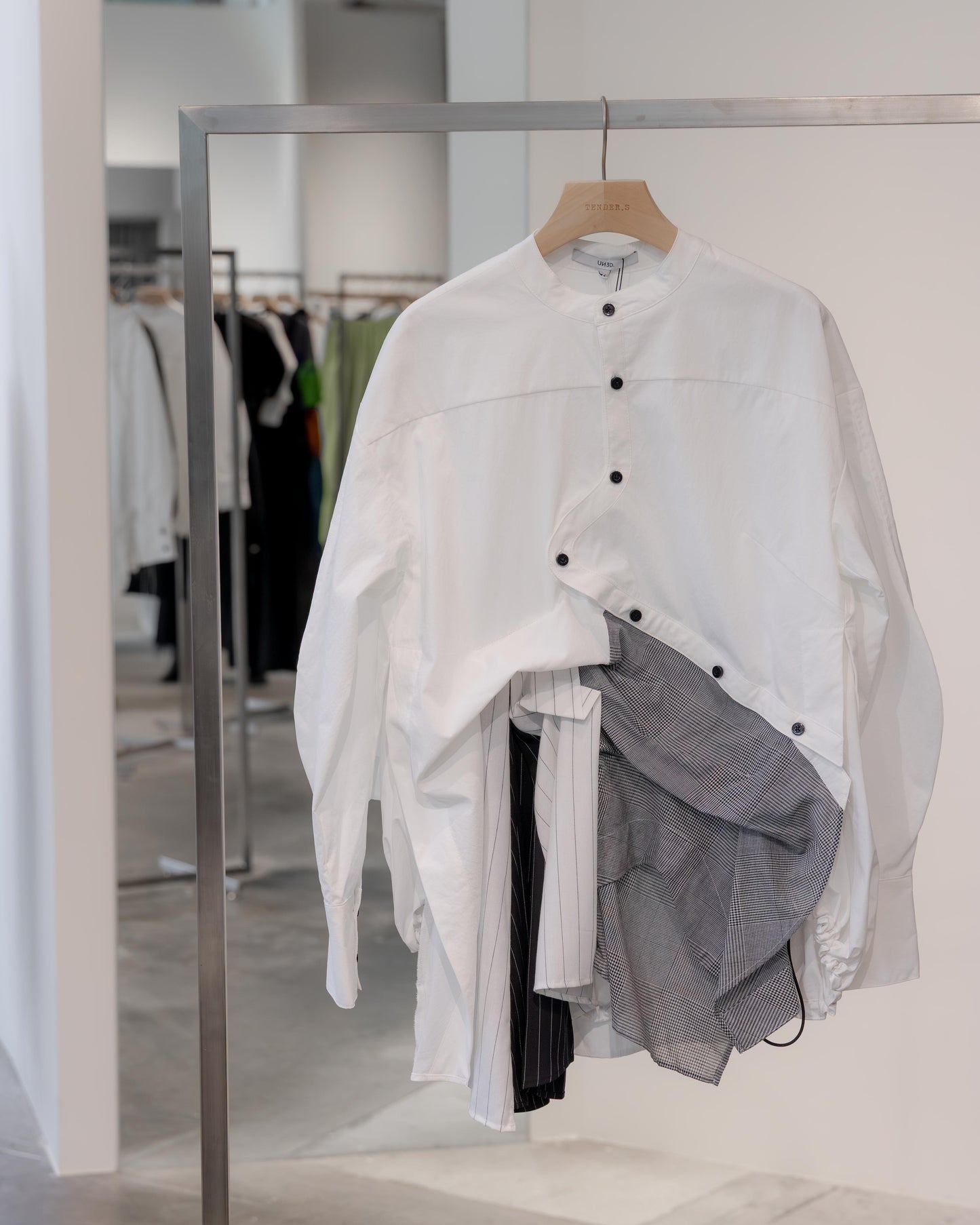 pattern mix shirt