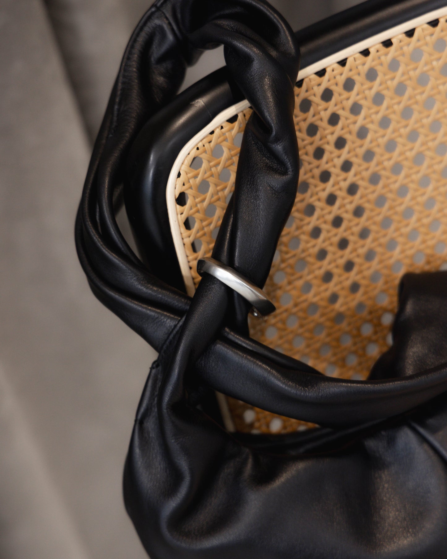 klein two way bag in smooth leather m