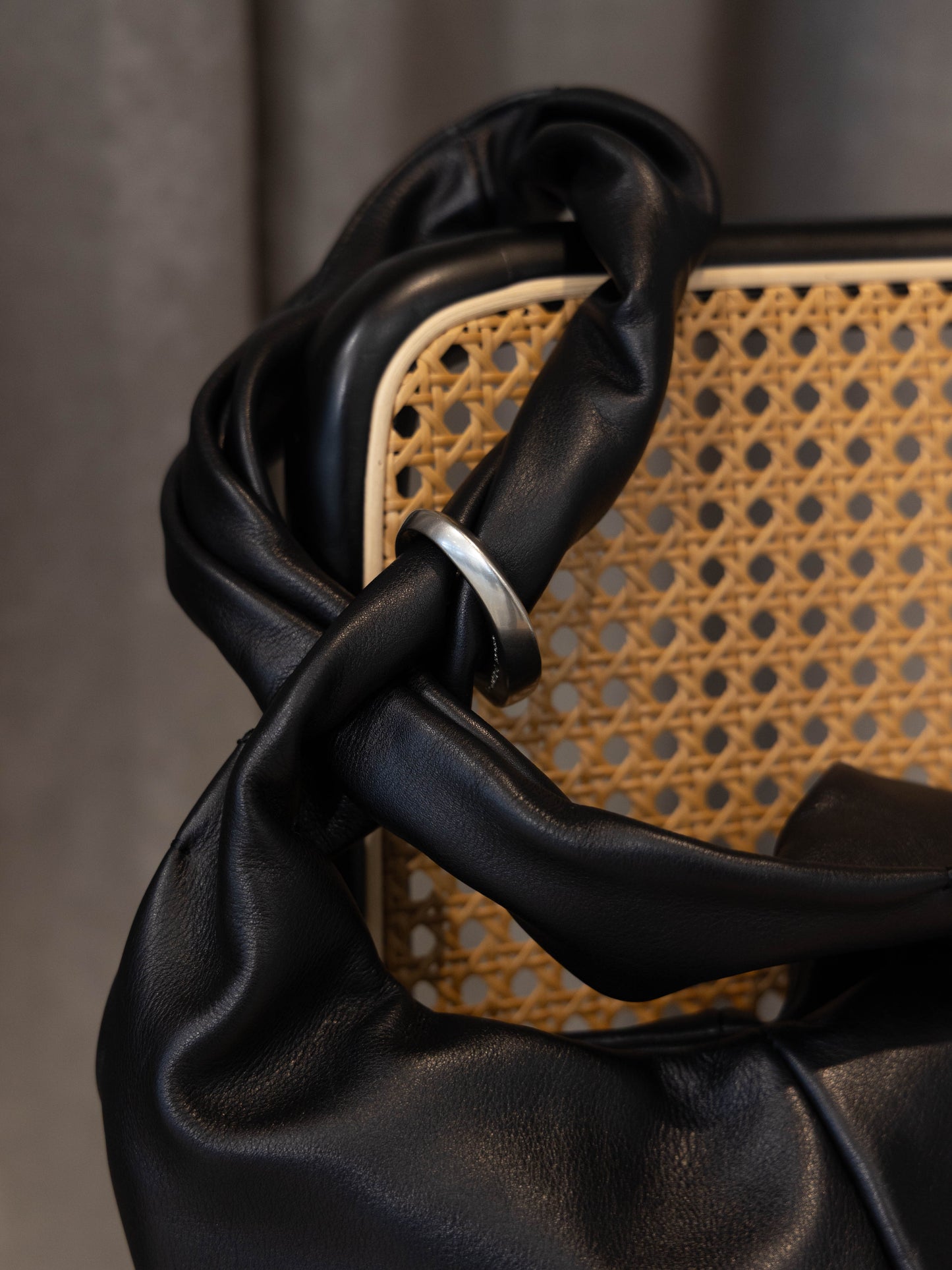 klein two way bag in smooth leather m