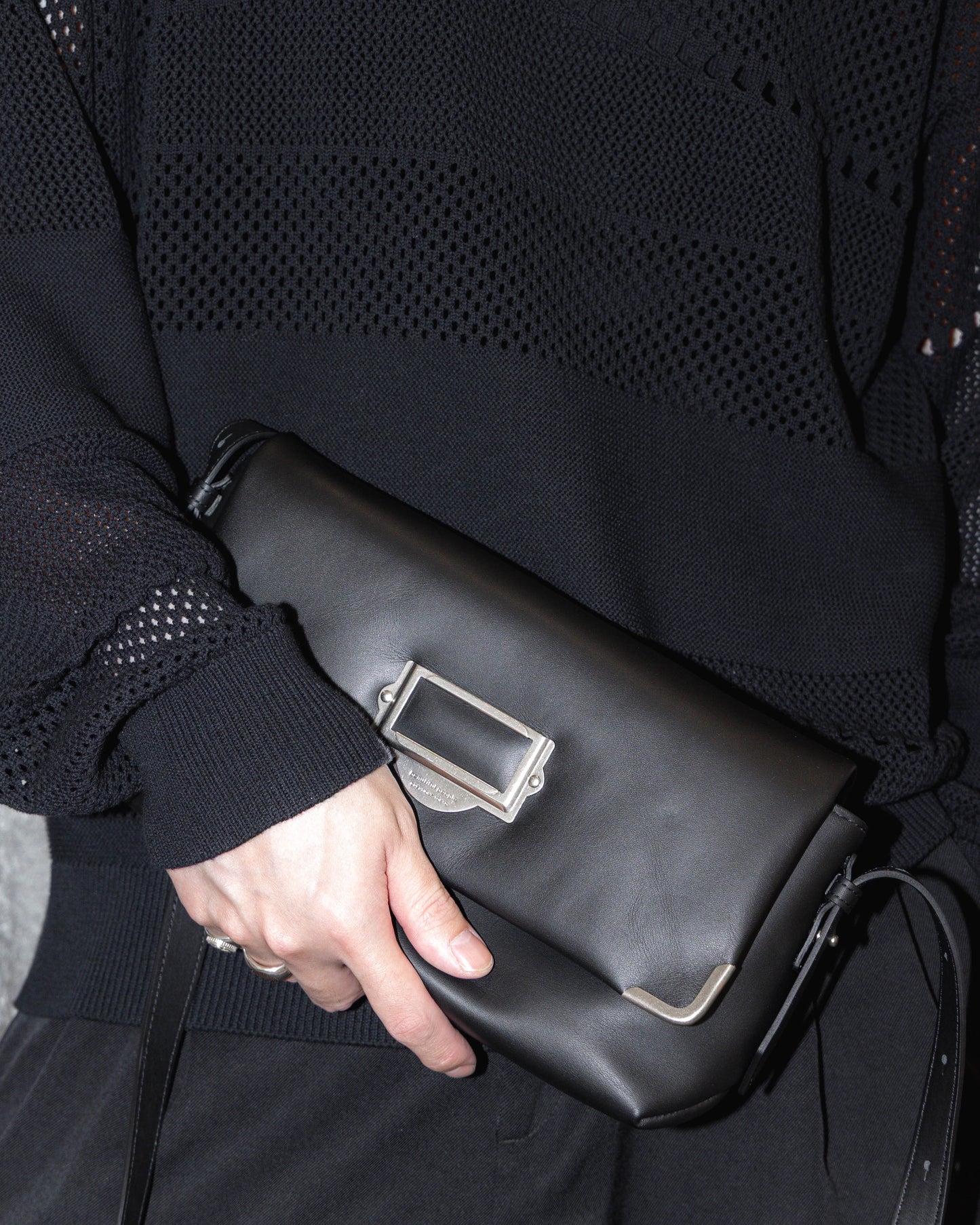 cabinet flap shoulder bag