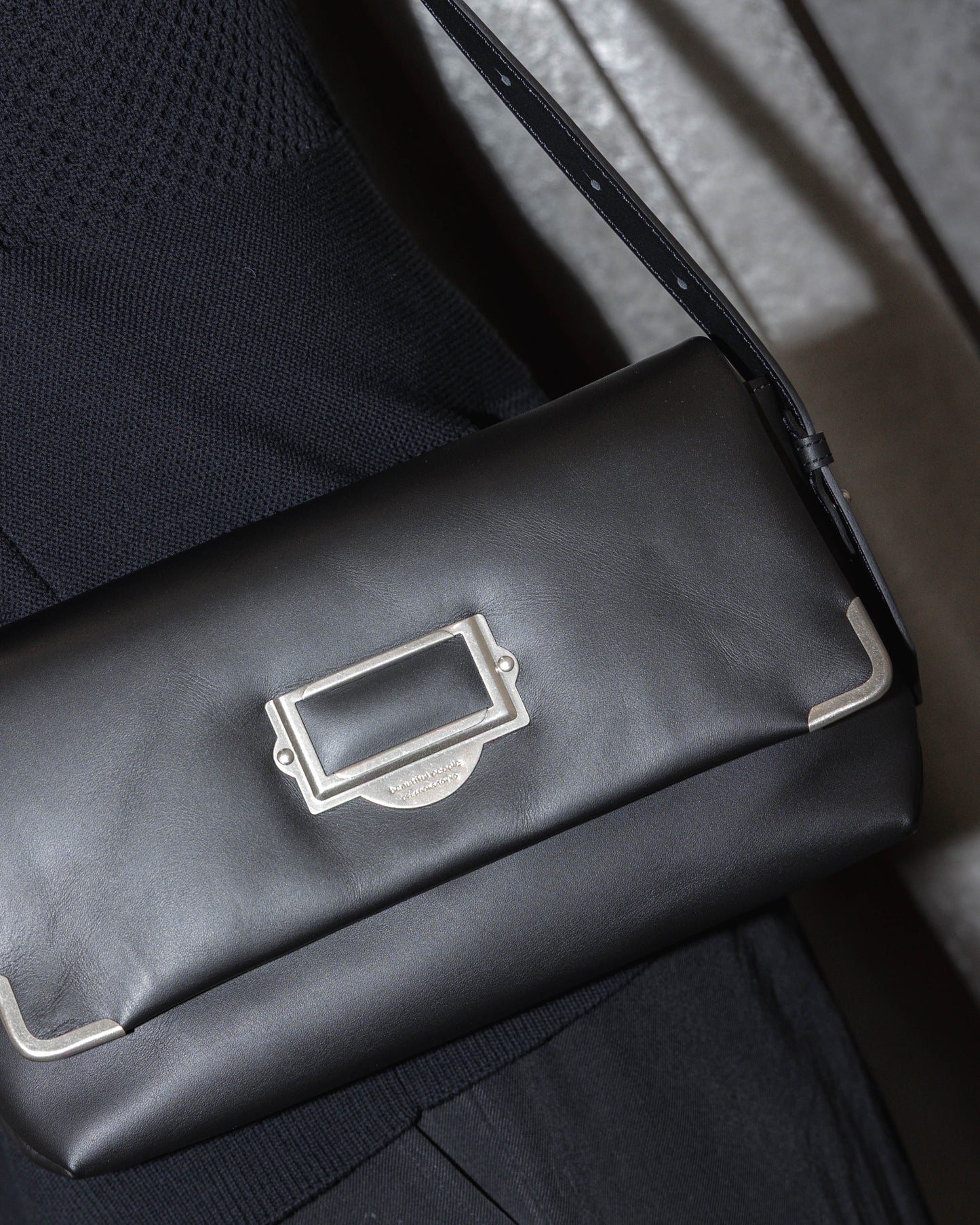 cabinet flap shoulder bag