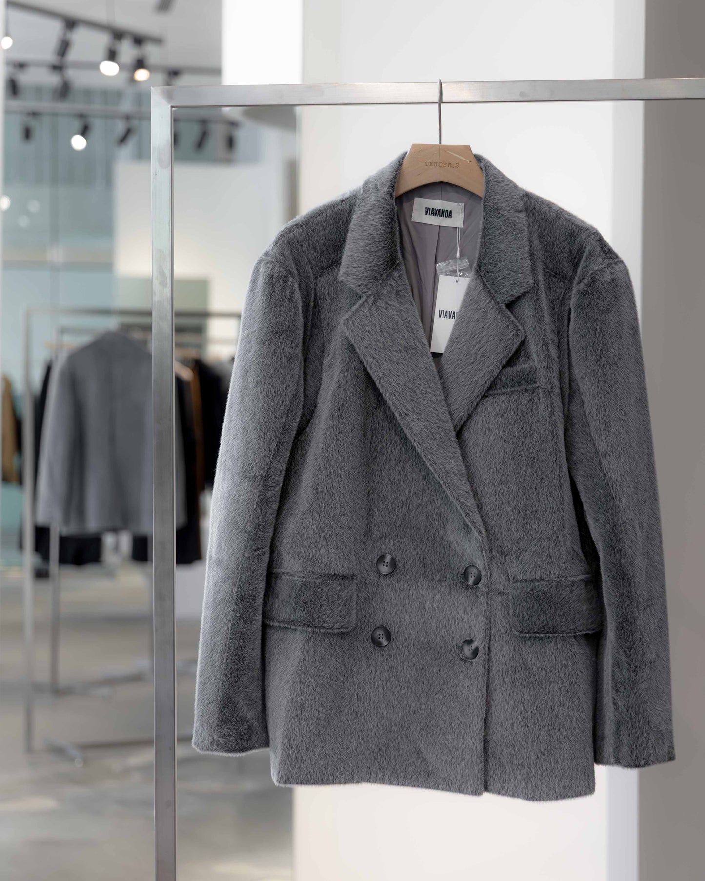 fur double jacket