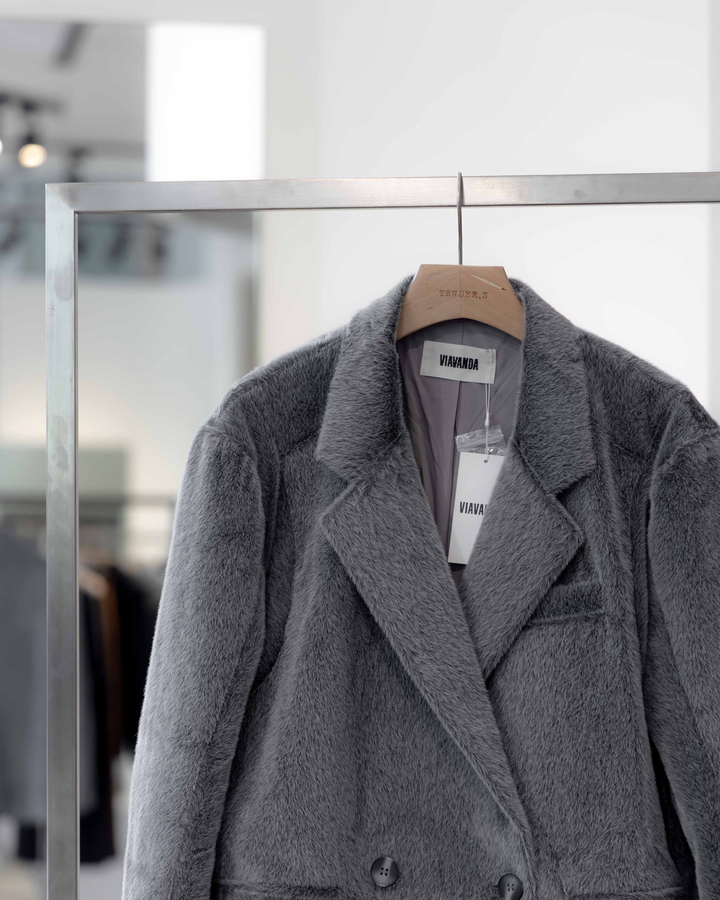 fur double jacket