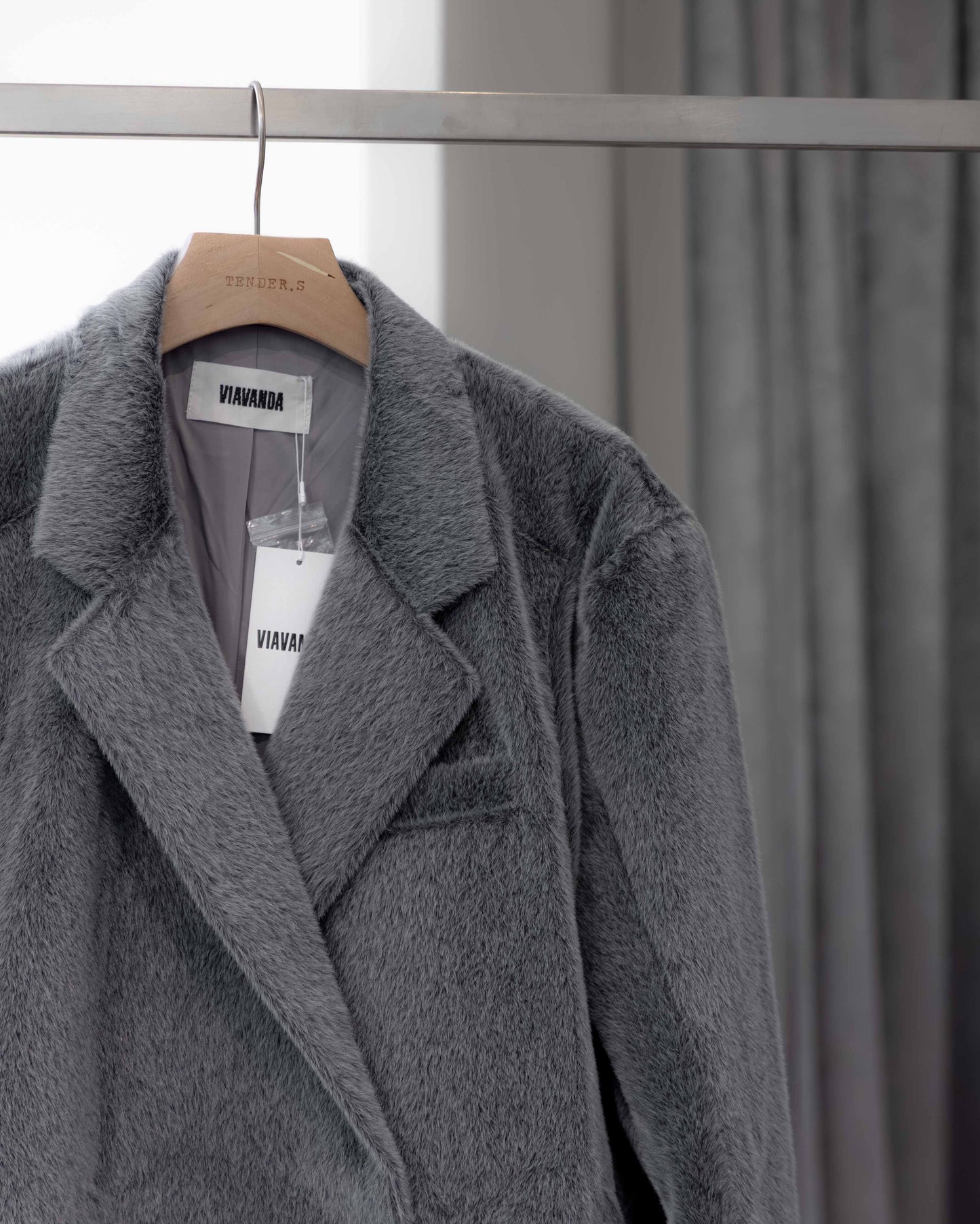 fur double jacket