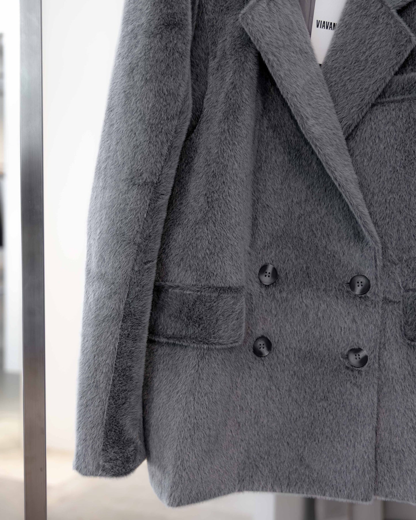 fur double jacket