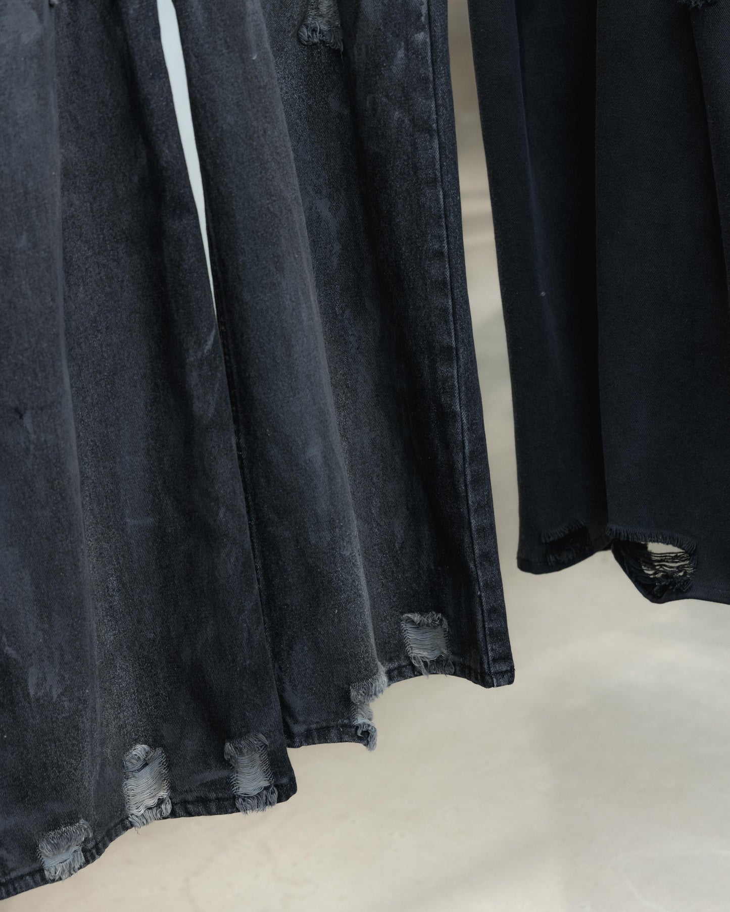 damage denim pants(unisex)